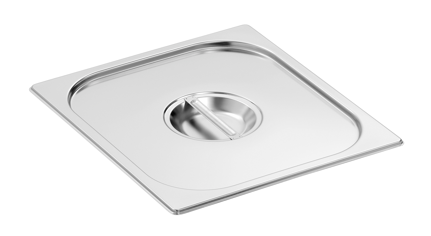 Bartscher Deckel 2/3 GN, Basic Line |Silikondichtung: Nein | Maße: 35,4 x 32,5 x 2,5cm. Gewicht: 0,3 kg