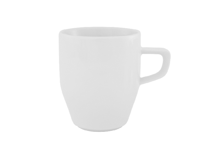 Becher mit Henkel 0,30 l, Form BARISTAR - uni weiss