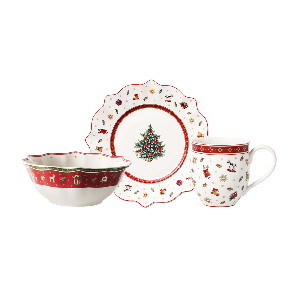 Villeroy und Boch Breakfast for 2 weiß, Set 6tlg. - Maße: 36 x 25 x 14 cm / Ser.: Toy's Delight