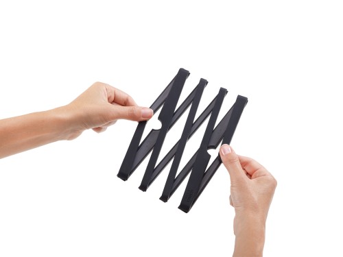 Joseph Joseph Stretch - Ausziehbarer Silikon-Topfuntersetzer - schwarz