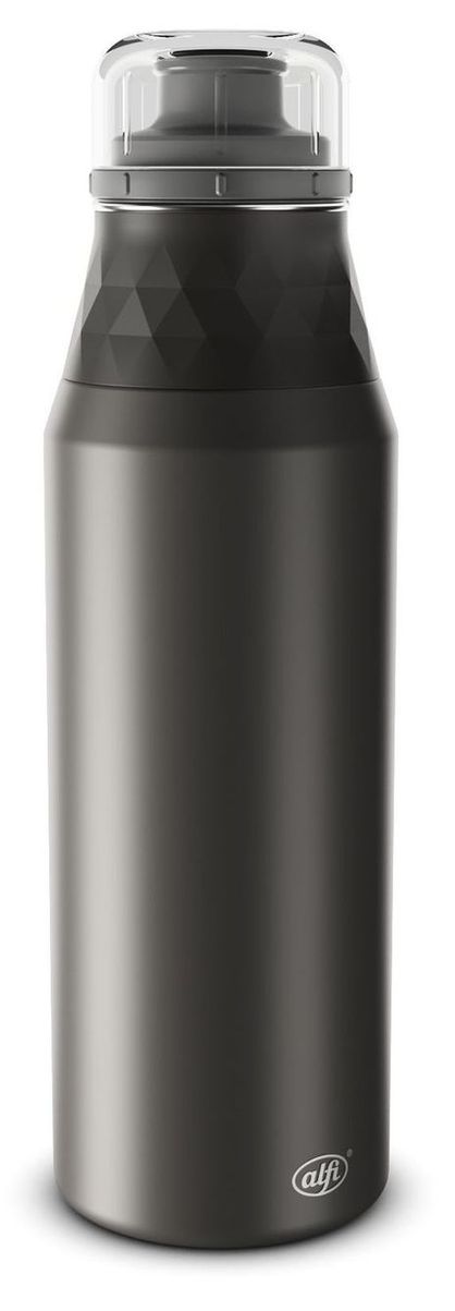 alfi Trinkflasche FUSION cool grau/schwarz 0,9 Liter