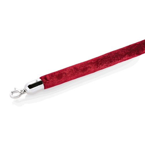 Verbindungstau, Velours, Beschläge hochglanzpoliert. Material: Polyester, verchromt. Serie: Classic Eco. Durchmesser: 2,8 cm. Farbe: