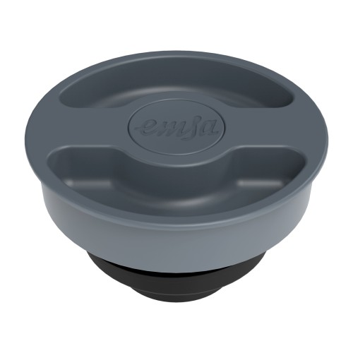 EMSA MOTIVA Isolierkanne 1 L, Nordic Look, Ergonomischer Schraubdeckel, Quick-Press-Verschluss mit einer Hand, 12 Stunden