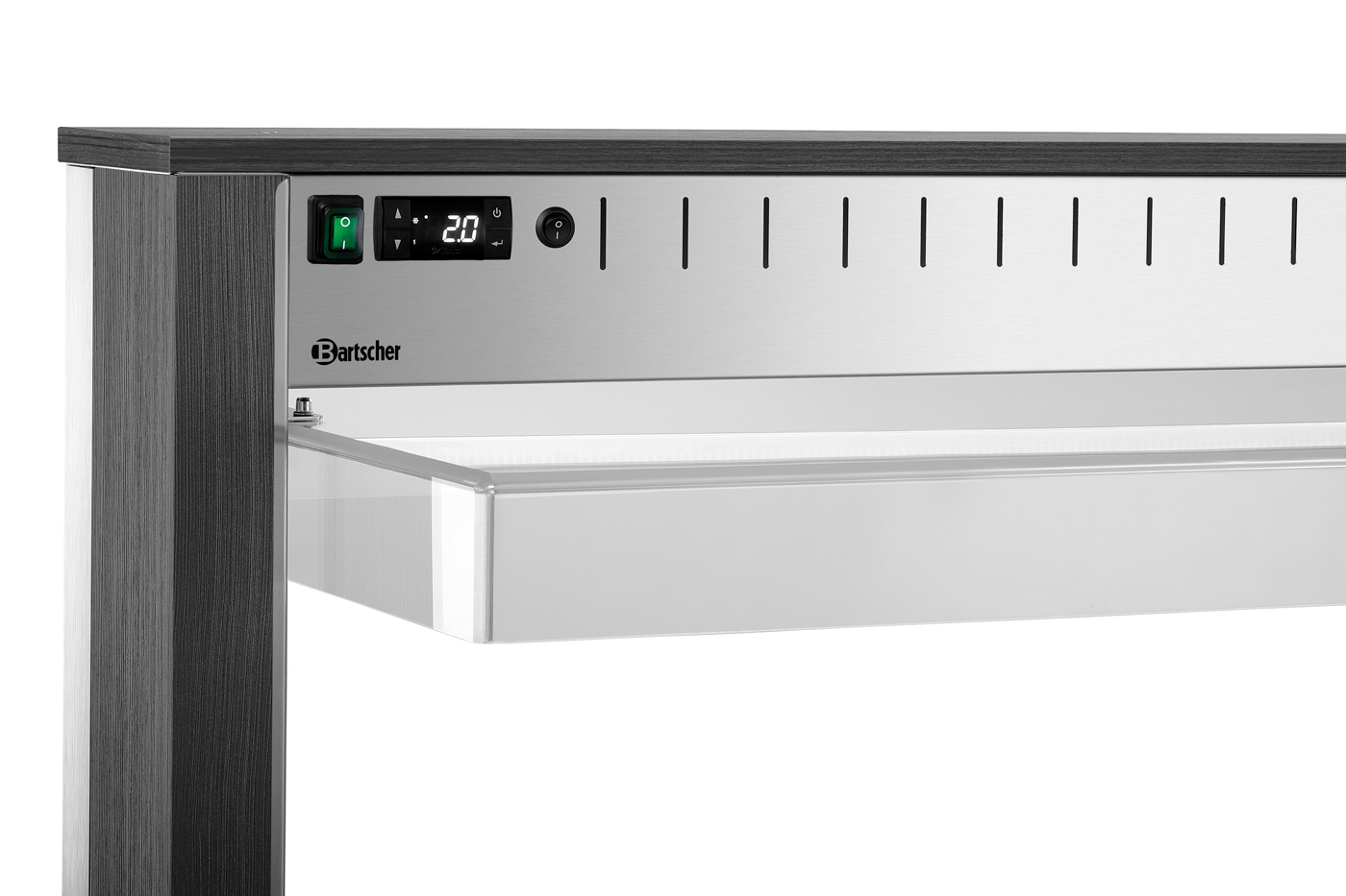 Bartscher Buffetwagen K4110-200A | Spannung: 230V | Maße: 150 x 125 x 142,5 cm. Gewicht: 155,7 kg