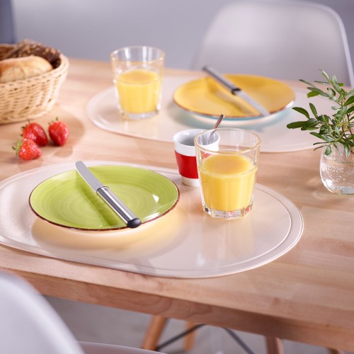 Westmark Tischset »Fun« oval, 45,5 x 29 cm, beige