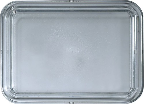 Schönwald Kunststoffdeckel aus Polycarbonat, eckig, klar, durchsichtig