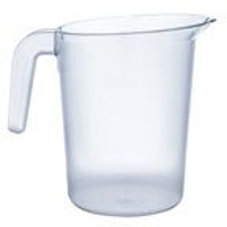 Roltex Krug mit 1,5 Liter Füllvermögen, durchsichtig und stapelbar