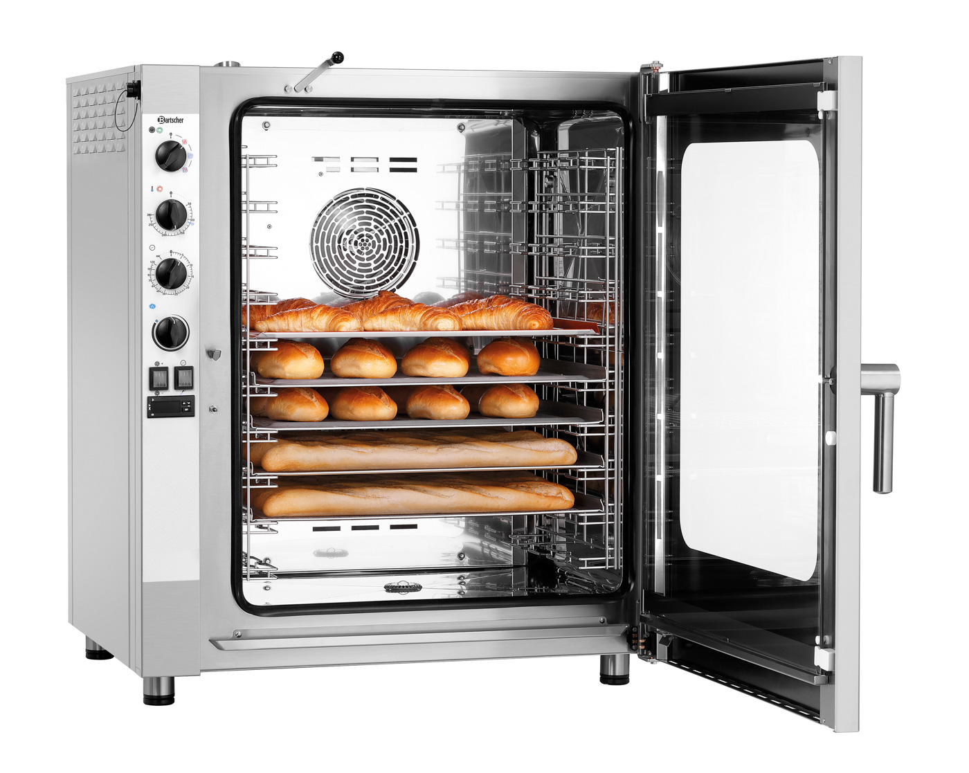 Bartscher Kombidämpfer Silversteam 10111M |Temperaturbereich bis: 280 °C | Maße: 89 x 83,5 x106,5 cm. Gewicht: 119 kg