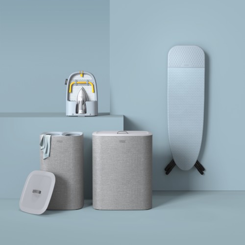 Joseph Joseph Tota 60-Liter-Wäschetrennkorb – Grau