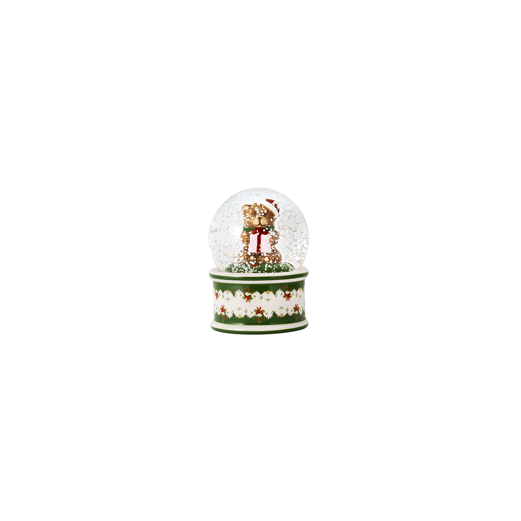 Villeroy und Boch Schneekugel klein, Bär - Maße: 6,5 x 6,5 x 9 cm / Ser.: Christmas Toys