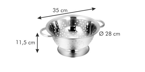 Seiher mit Fuß GrandCHEF ø 28 cm