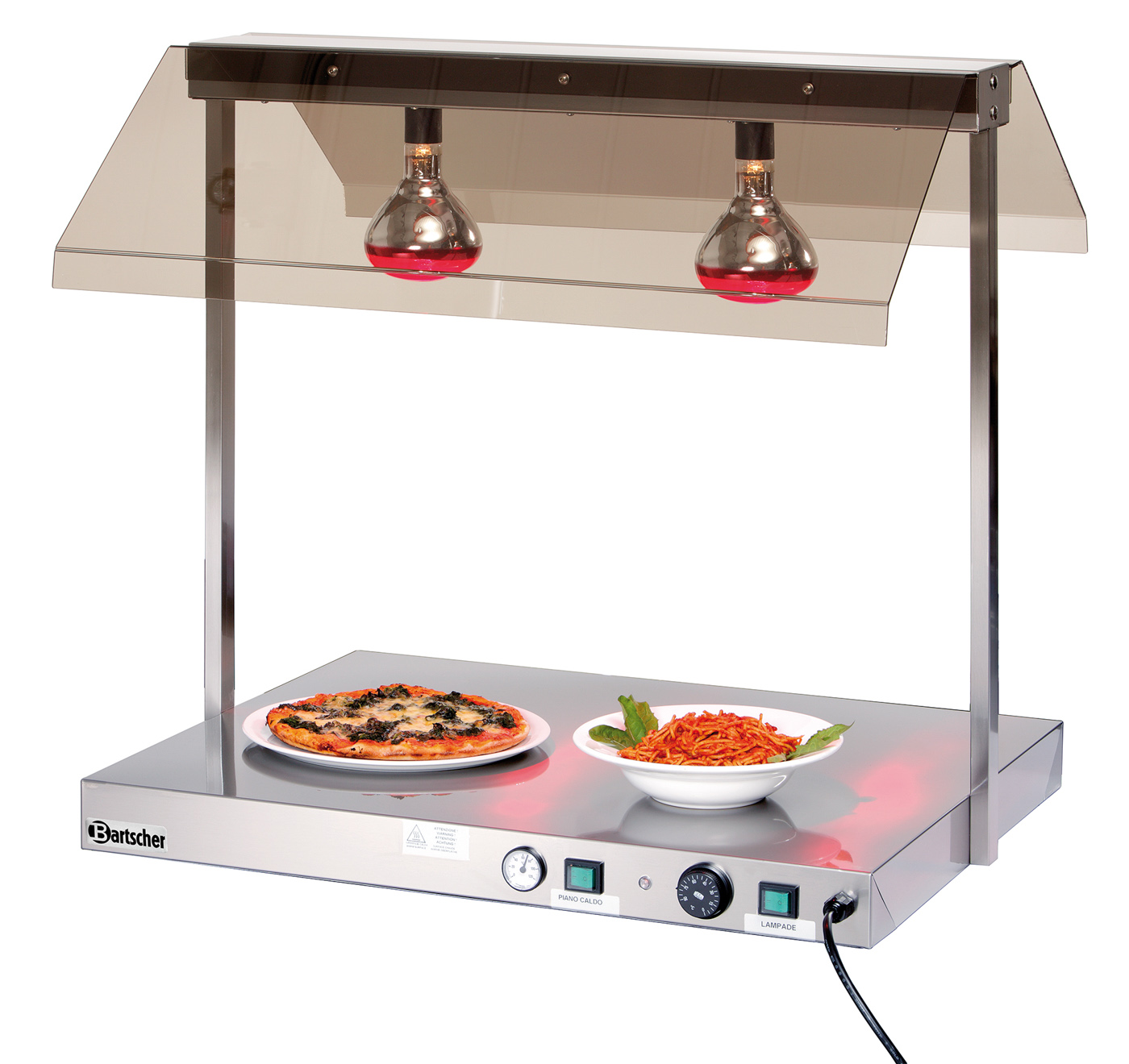 Bartscher Wärmebrücke TR I2WL950 | Inklusive: - |Maße: 85 x 65 x 80,0 cm. Gewicht: 19 kg