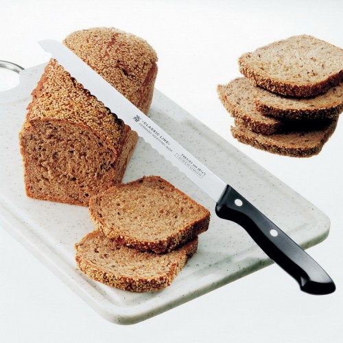 WMF Brotmesser Classic Line, Gesamtlänge 34 cm, Klingenlänge 21 cm