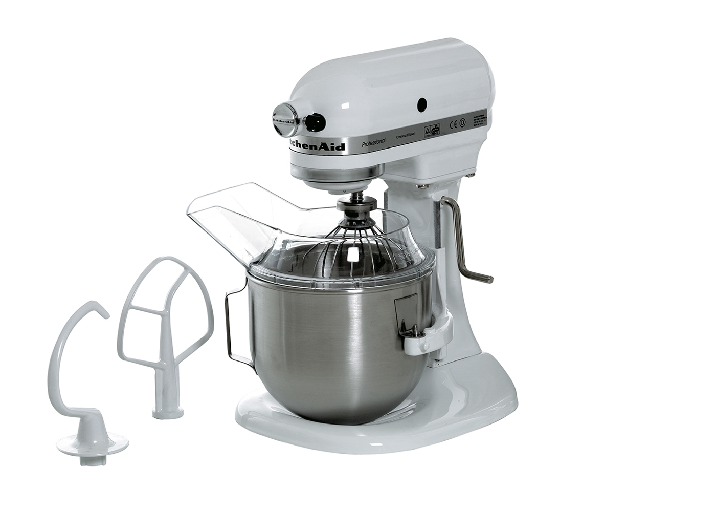 Bartscher KitchenAid 5KPM5EWH, weiß, 4,83L | Sicherheitsschalter: Nein | Maße: 26,4 x 33,8 x 411 cm. Gewicht: 13,4 kg