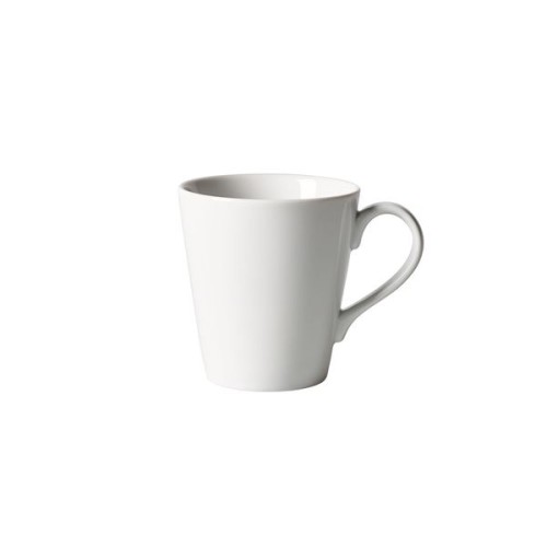 Villeroy & Boch Organic White Becher mit Henkel, Inhalt: 0,35 l, Durchmesser: 9,2 cm