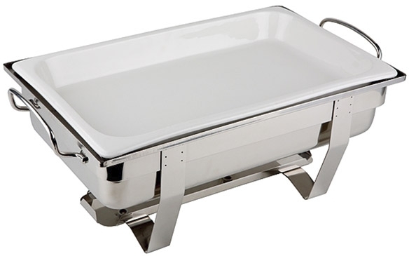 GN 1/1 Behälter 53 x 32,5 cm, H: 6 cm Porzellan hitzebeständig bis 220°C spülmaschinengeeignet stapelbar mikrowellengeeignet