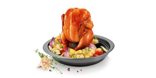 Bräter für Hähnchen und Beilage DELÍCIA ø 33 cm