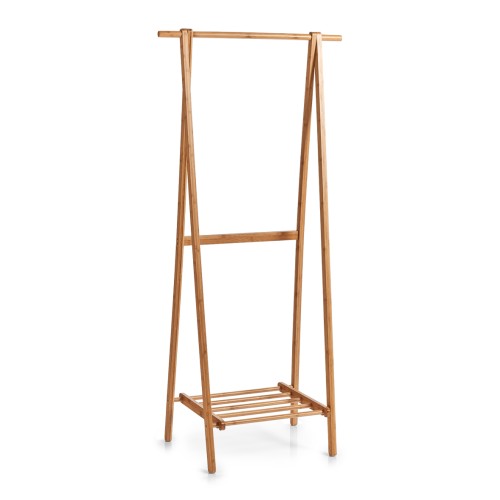 Garderobenständer, Bamboo lackiert, 73,5x44,5x159 cm. Farbe: natur. Dieser praktische Garderobenständer schafft in Ihrer Ankleide, im