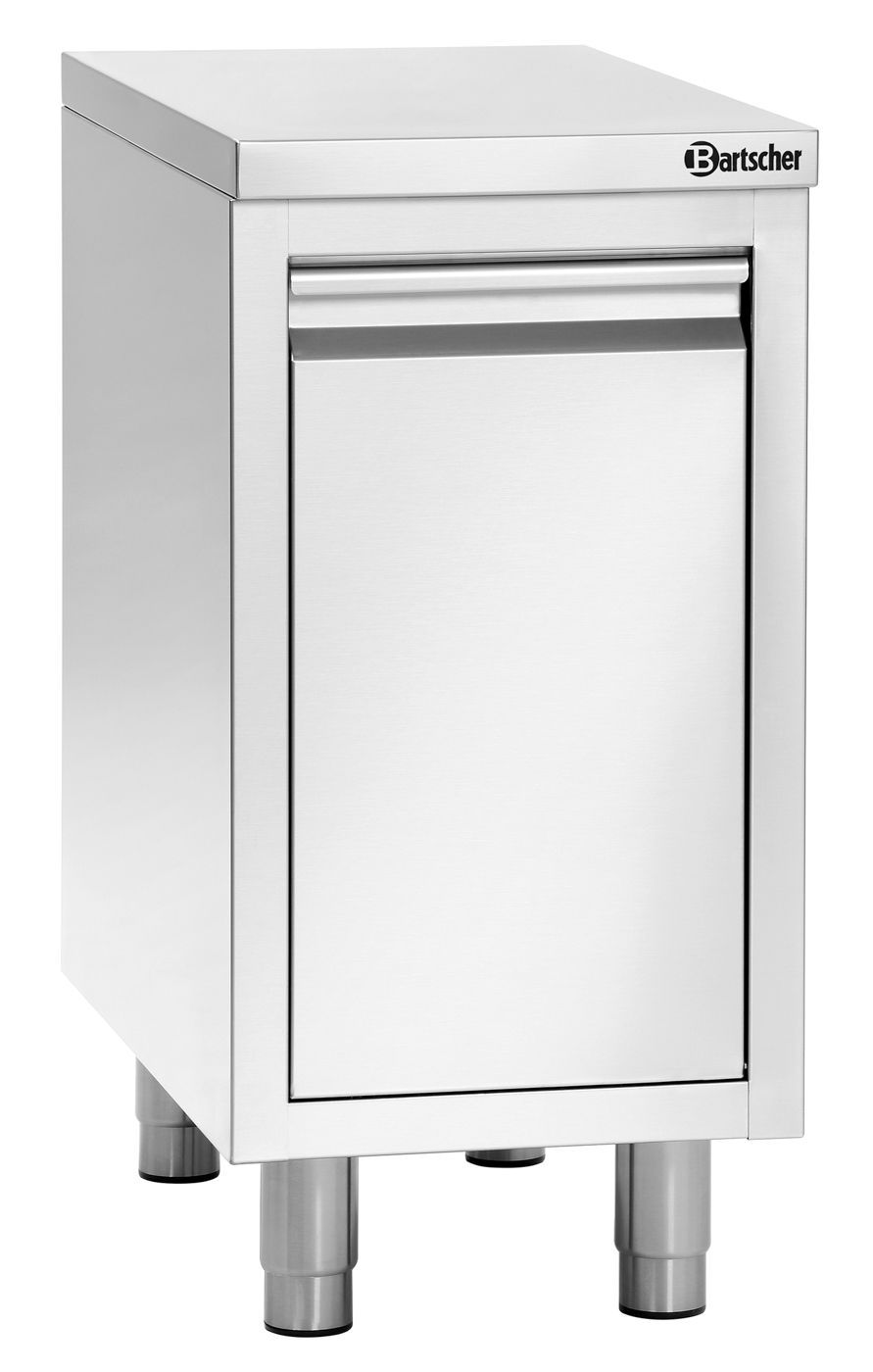 Bartscher Abfalleimerschrank 700A1 | Füßehöhenverstellbar: Ja | Maße: 40 x 70 x 85,0 cm.Gewicht: 28 kg