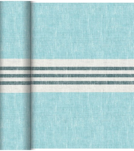 DUNI Dunicel-Tischläufer Tête-à-Tête 24 m x 0,4 m (20 Abschnitte), Raya blue