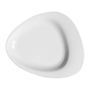 Teller tief 22 cm - Form: Calla - weiss - aus, Porzellan. Hersteller: Eschenbach. "Made in, Germany".