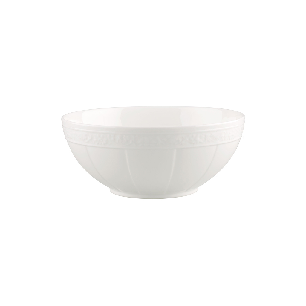 Villeroy und Boch Schüssel rund - Maße: 21 x 21 x 8,5 cm / Ser.: White Pearl