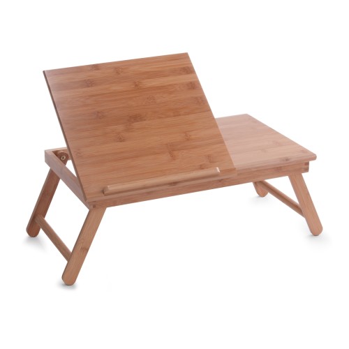 Zeller Betttablett m. Leseklappe, Bamboo