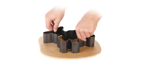 Backform / Ausstechform Osterschaf DELÍCIA Edelstahl, Antihaftbeschichtung Spülmaschinenfest