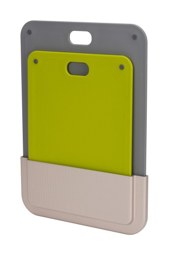 Joseph Joseph DoorStore Chop - 2-teiliges Schneidebrett-Set für die Küchenschranktür - mehrfarbig