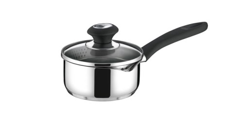 Stielkasserolle PRESTO mit Ausgießer und Deckel, ø 16 cm, 1.25 l