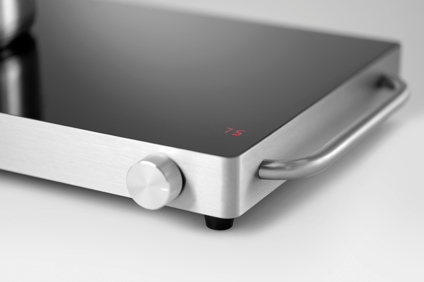 Bartscher Induktionswarmhalteplatte IW10 | Farbe:Schwarz ,Silber | Maße: 53 x 34 x 6,5 cm. Gewicht:5,8 kg