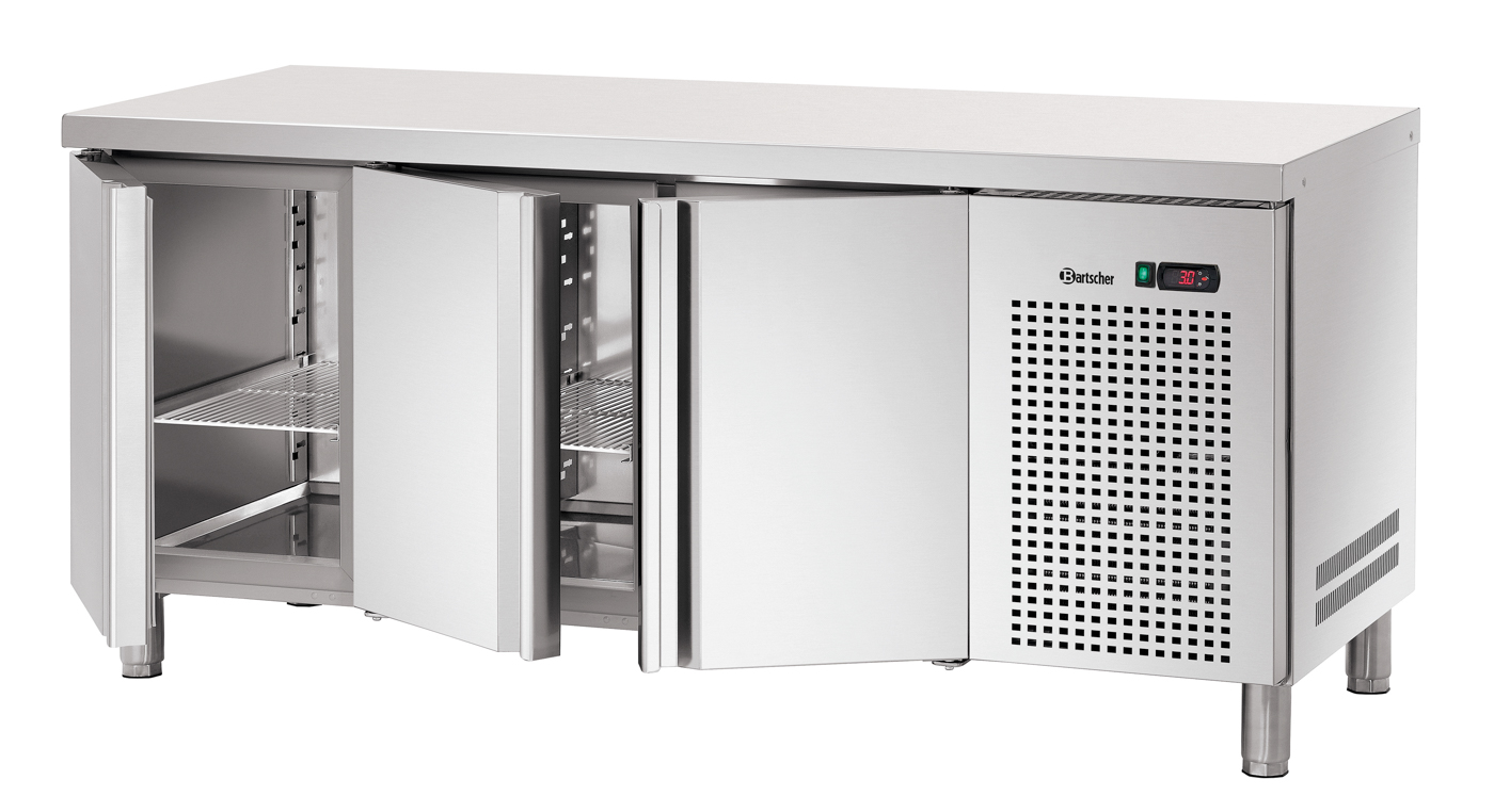 Bartscher Kühltisch T3 | Temperaturbereich bis: 10 °C | Maße: 179,2 x 70 x 850 cm. Gewicht: 111 kg