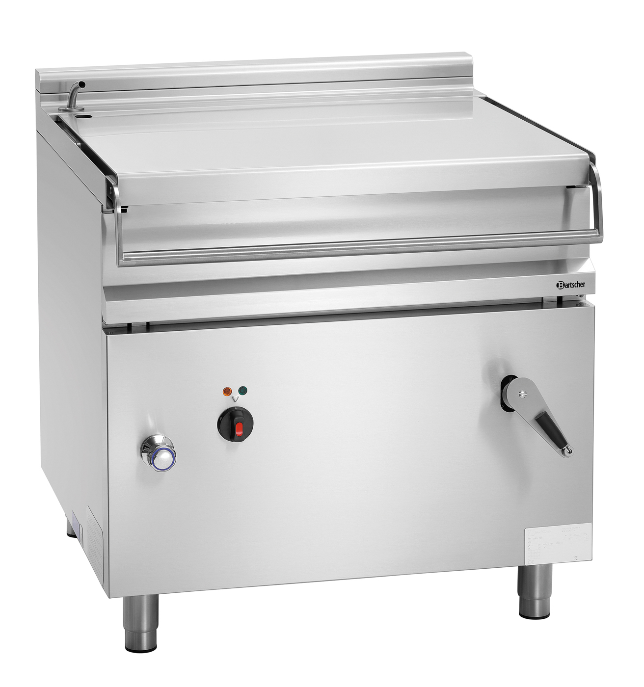 Bartscher Kippbratpfanne E80LHK | Frequenz: 50 Hz| Maße: 90 x 90 x 90,0 cm. Gewicht: 158 kg