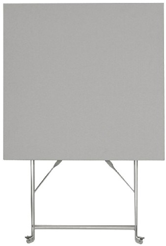 Bolero grauer Terassentisch aus Stahl viereckig