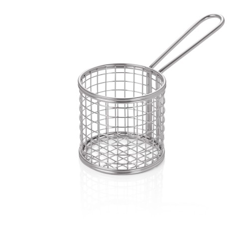 Servierkorb. Chromnickelstahl.