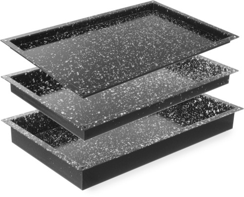 HENDI Gastronorm Behälter emailliert - 530x325x(H)20 mm