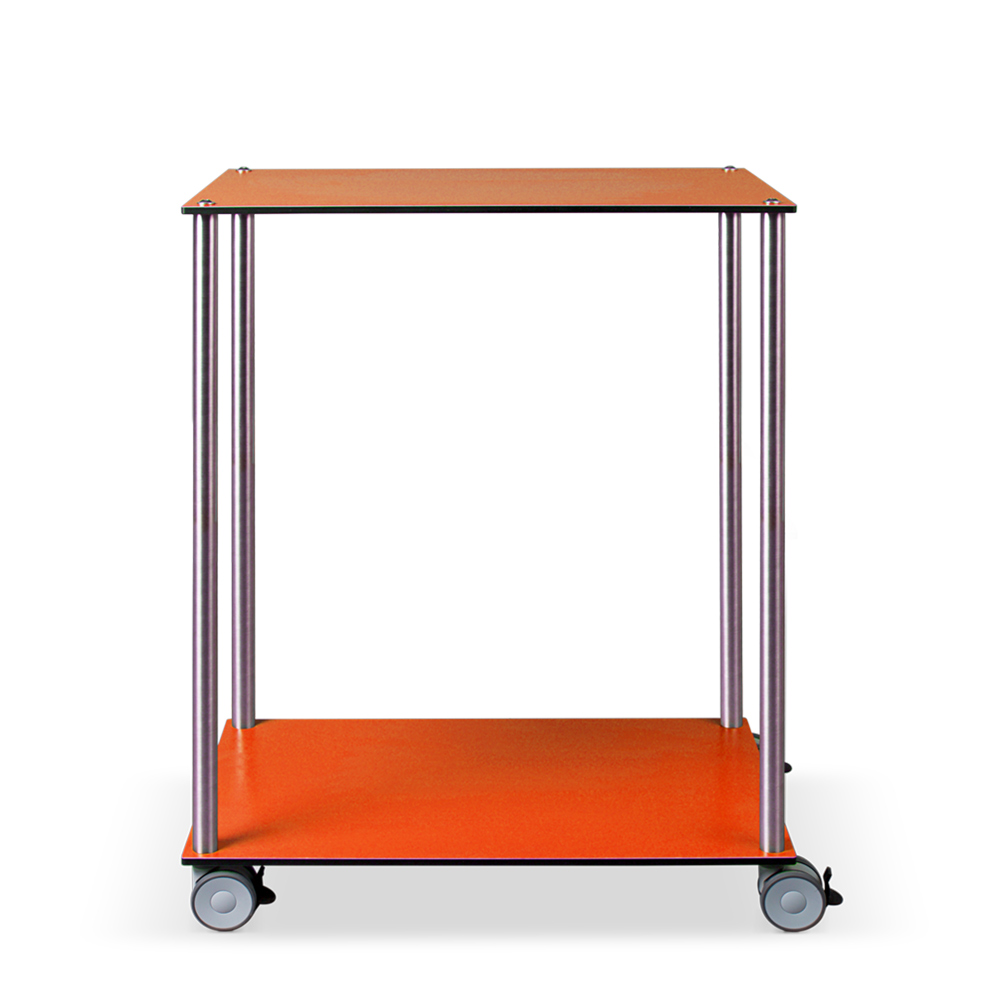 ETHERNASOLID® MULTICART Etagenwagen W22 mit 2 Böden, orange