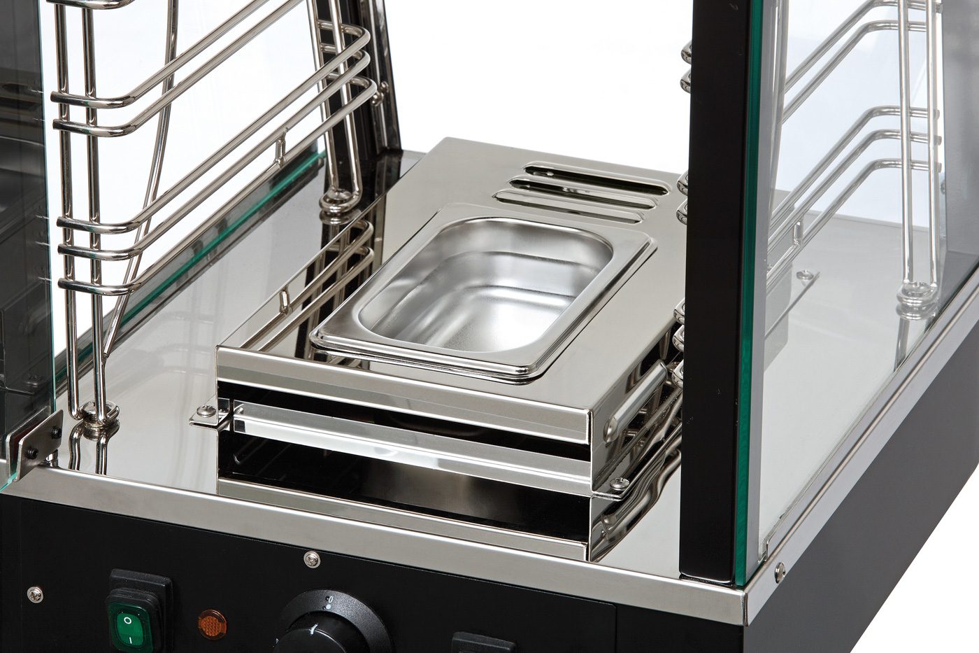 Bartscher Heiße Theke Bartscher DeliCompact |Sicherheitsglas: Ja | Maße: 39 x 44,5 x 66,5 cm.Gewicht: 24,4 kg