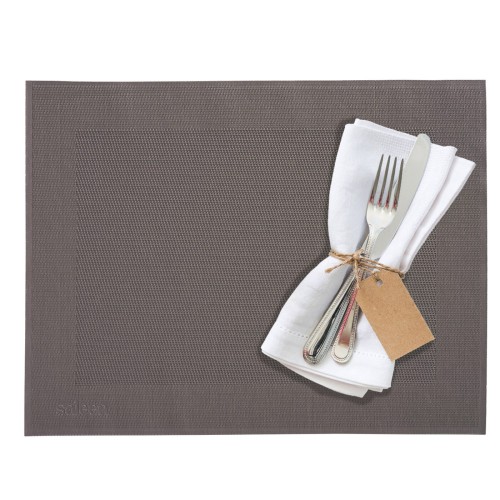 Westmark Tischset »Home«, 42 x 32 cm, taupe dunkel