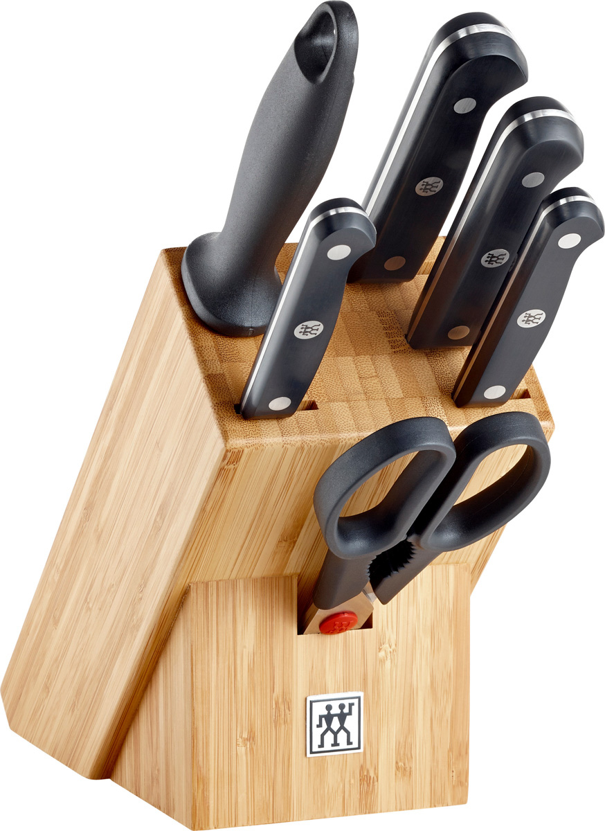 Messerblockset, 7-tlg, no-color, Natur, Serie: Gourmet. Marke: ZWILLING