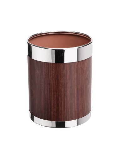 Papierkorb. pulverbeschichteter Stahl. mit Edelstahlbodenring und abnehmbarem