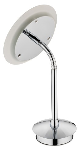 KELA Standspiegel Alessia Messing verchromt 41,5cm 21,5cmØ