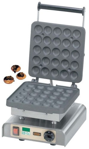 NEUMÄRKER Waffeleisen Waffelbällchen I mit Digitaltimer, Aluminiumplatten beschichtet 310x340x250 mm