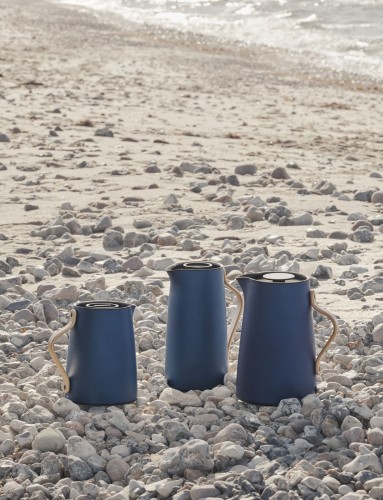 Emma Isolierkanne, Kaffee 1.2 l. dunkelblau, Maße: 170 x 130 x 245 mm