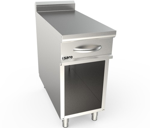 SARO Neutralelement Modell LQ / ENN2CA Made in Europe - hochwertiges Edelstahl AISI304 - mit Schublade - höhenverstellbare Füße - robust