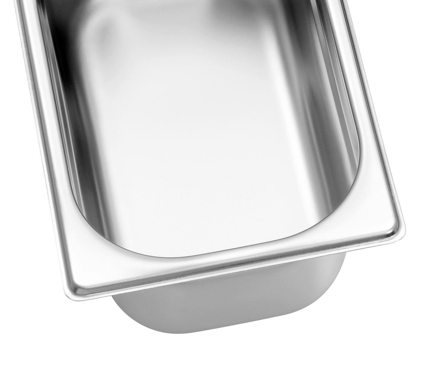 Bartscher GN-Behälter, 1/4, T100 | Ausführung:Ohne Perforation | Maße: 26,5 x 16,2 x 10,0 cm.Gewicht: 0,45 kg