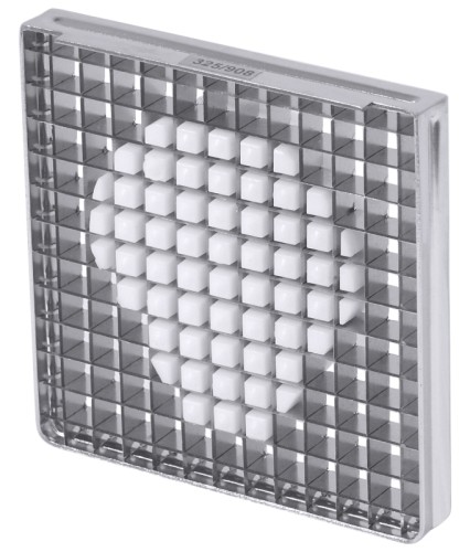 Schneideinsatz 8 mm zu Pommes frites-Schneider ganz aus Edelstahl 18/10 (auch Bodenplatte), auswechselbare Schneideinsätze aus