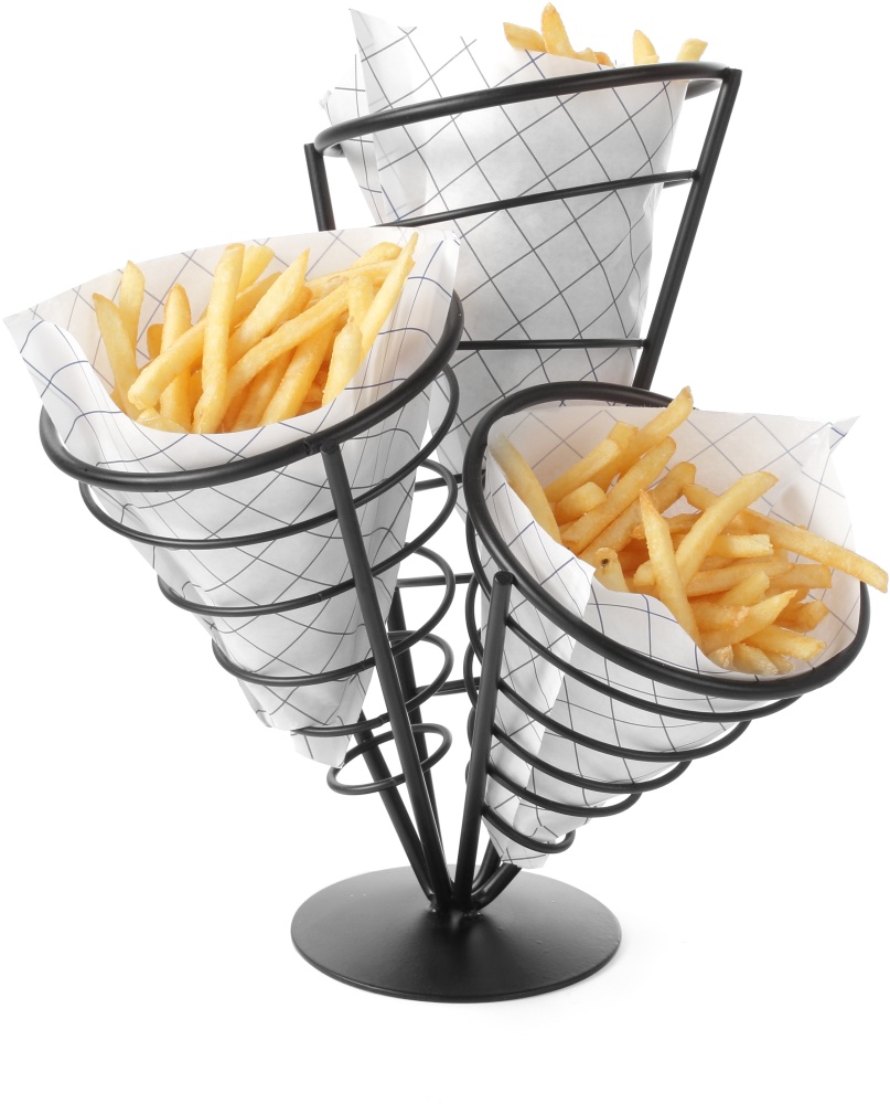 HENDI Pommestütenhalter - Maße: 270x270x(H)280 mm