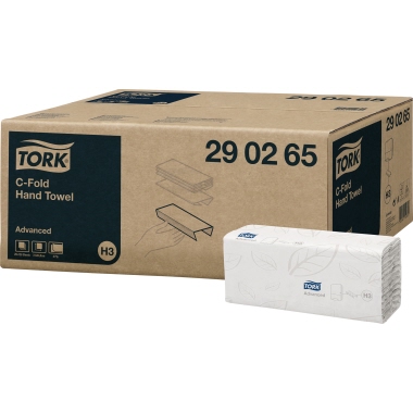 Tork Papierhandtuch Advanced 24,8 x 31 cm (B x L) Tissue weiß 20 x 128 Bl./Pack., Maße: 24,8 x 31 cm (B x L), 2-lagig,
