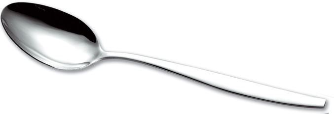 Menülöffel LAURA, von Esmeyer, aus Edelstahl 18/0, poliert. Länge ca. 20 cm. Materialstärke 2,2 mm.